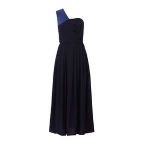 Navy and royal blue Slate & Willow gown